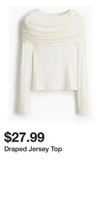 H&M Draped Jersey Top offer