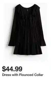 H&M Dress with Flounced Collar offer