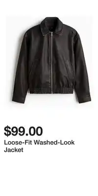 H&M Loose-Fit Washed-Look Jacket offer