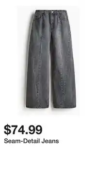 H&M Seam-Detail Jeans offer