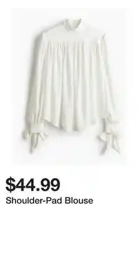 H&M Shoulder-Pad Blouse offer