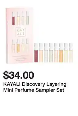 Sephora KAYALI Discovery Layering Mini Perfume Sampler Set offer