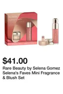 Sephora Rare Beauty by Selena Gomez Selena's Faves Mini Fragrance & Blush Set offer