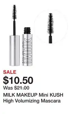 Sephora MILK MAKEUP Mini KUSH High Volumizing Mascara offer
