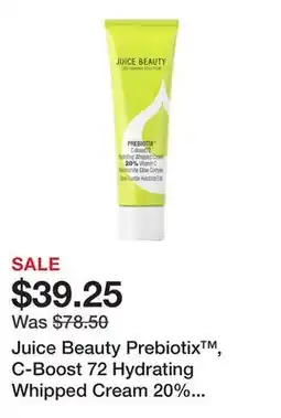 Sephora Juice Beauty Prebiotix , C-Boost 72 Hydrating Whipped Cream 20% Vitamin C Niacinamide Complex offer