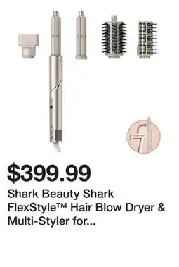 Sephora Shark Beauty Shark FlexStyle Hair Blow Dryer & Multi-Styler for Straight & Wavy Hair offer