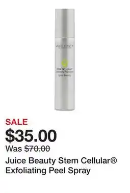 Sephora Juice Beauty Stem Cellular Exfoliating Peel Spray offer