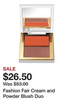 Sephora Fashion Fair Cream and Powder Blush Duo offer