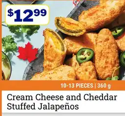 M & M Food Market Cream Cheese and Cheddar Stuffed Jalapeños offer