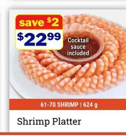M & M Food Market Shrimp Platter offer
