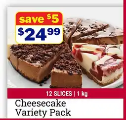 M & M Food Market Cheesecake Variety Pack offer