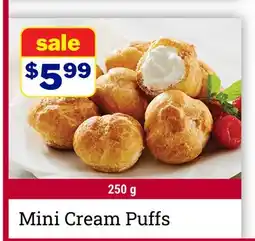 M & M Food Market Mini Cream Puffs offer