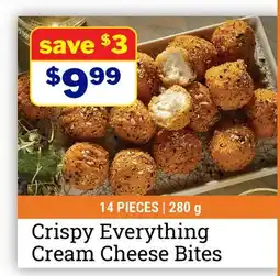 M & M Food Market Crispy Everything Cream Cheese Bites offer