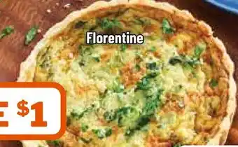 M & M Food Market Quiches Florentine offer