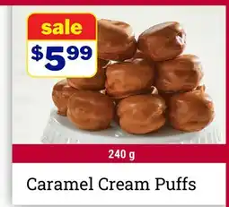 M & M Food Market Caramel Cream Puffs offer