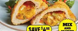 M & M Food Market Stuffed, Breaded Chicken Broccoli and Cheese offer