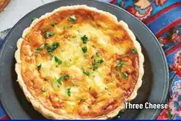 M & M Food Market Three Cheese Quiches offer