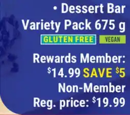 M & M Food Market Dessert Bar Variety Pack offer