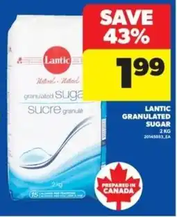 Real Canadian Superstore Lantic granulated sugar offer