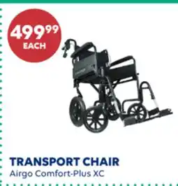 Wellwise by Shoppers TRANSPORT CHAIR Airgo Comfort-Plus XC offer