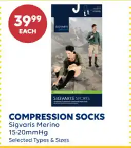 Wellwise by Shoppers Sigvaris Merino COMPRESSION SOCKS offer