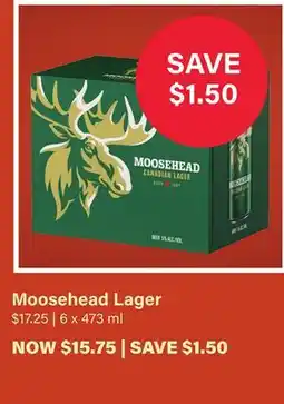 LCBO Moosehead Lager offer