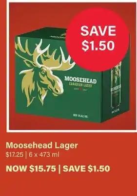 LCBO Moosehead Lager offer