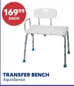 Wellwise by Shoppers AquaSense TRANSFER BENCH offer