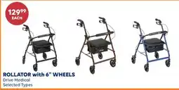 Wellwise by Shoppers Drive Medical ROLLATOR with 6 WHEELS offer