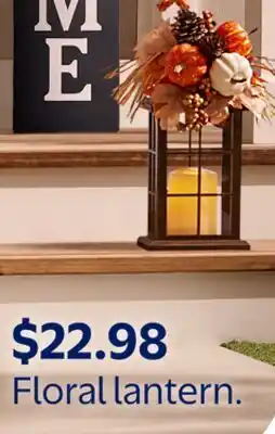 Walmart Floral Lantern offer