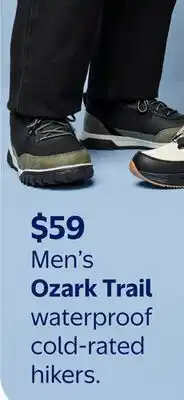 Walmart Men's Ozark Trail waterproof cold-rated hikers offer