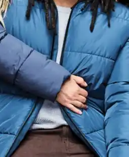 Walmart Men's George stand-up collar puffer jacket offer