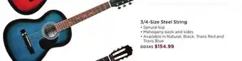 Long & McQuade 3/4-Size Steel String offer