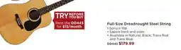 Long & McQuade Full-Size Dreadnought Steel String offer