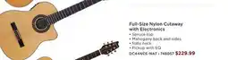Long & McQuade DENVER FULL-SIZE NYLON CUTAWAY WITH ELECTRONICS offer