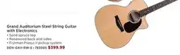 Long & McQuade Denver Guitars Grand Auditorium Steel String Guitar with Electronics offer