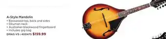 Long & McQuade DENVER GUITARS A-STYLE MANDOLIN offer