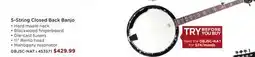 Long & McQuade 5-STRING CLOSED BACK BANJO offer