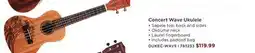 Long & McQuade DENVER GUITARS CONCERT WAVE UKULELE offer