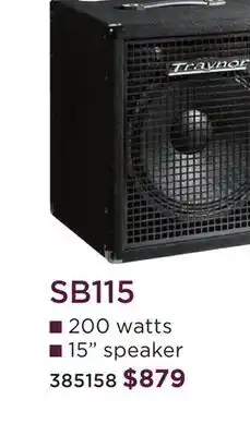Long & McQuade TRAYNOR SB115 SMALL BLOCK COMBOS offer