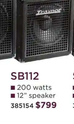 Long & McQuade TRAYNOR SB112 SMALL BLOCK COMBOS offer