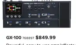 Long & McQuade BOSS GUITAR EFFECTS PROCESSORS offer