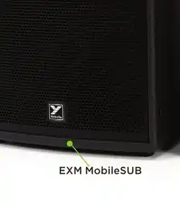 Long & McQuade YORKVILLE EXM MOBILE SUB BATTERY POWERED PORTABLE SUBWOOFER offer