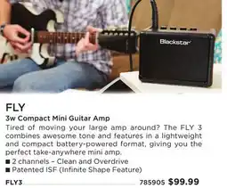 Long & McQuade FLY 3W COMPACT MINI GUITAR AMP offer