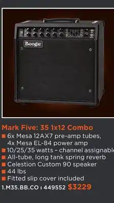 Long & McQuade BOOGIE MARK FIVE: 35 1X12 COMBO offer
