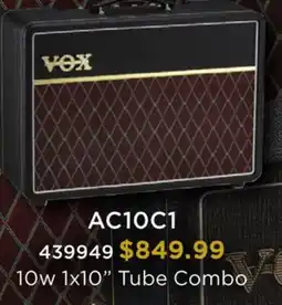 Long & McQuade VOX AC10C1 10W 1X10 TUBE COMBO offer