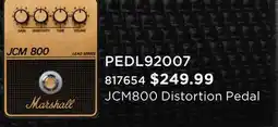 Long & McQuade MARSHALL PEDL92007 JCM800 DISTORTION PEDAL offer