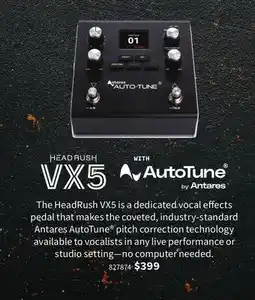 Long & McQuade AUTOTUNE BY ANTARES HEADRUSH VX5 offer