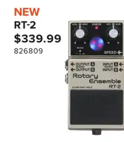 Long & McQuade BOSS RT-2 THE NEXT GENERATION OF A MODERN CLASSIC offer