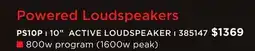 Long & McQuade YORKVILLE SOUND POWERED LOUDSPEAKERS offer